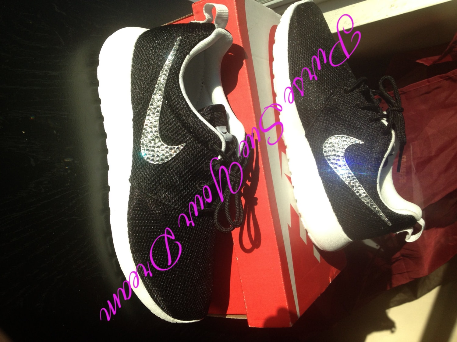 Nike roshe run brillantini online