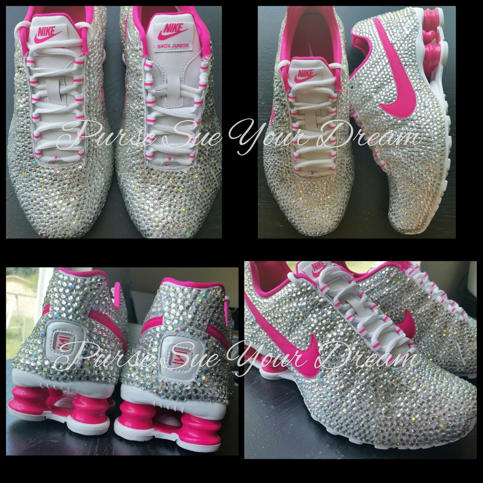 nike gold swarovski crystal
