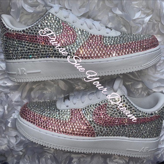 rhinestone nike air force ones