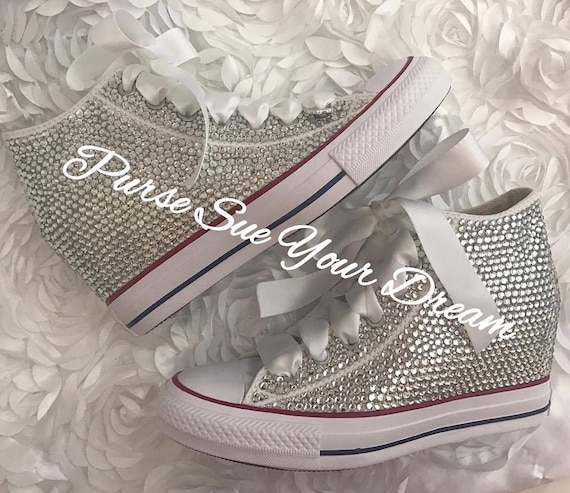 converse wedge wedding shoes