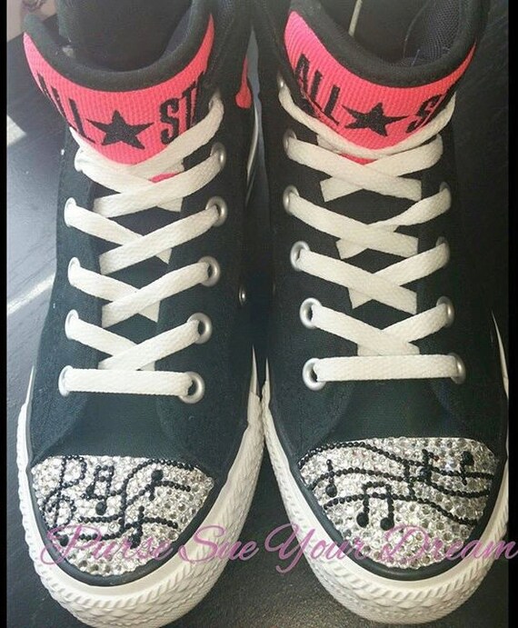 music note converse shoes