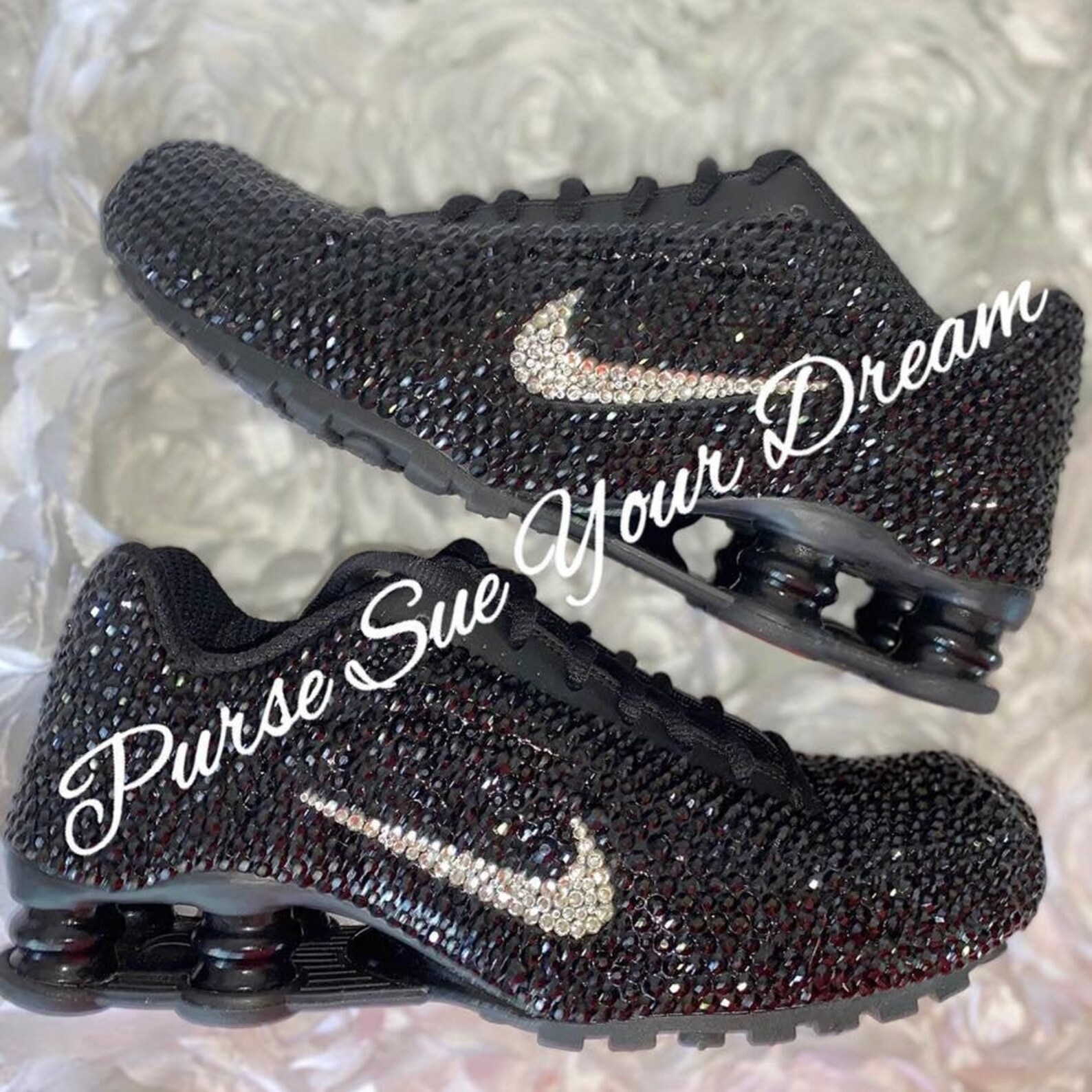 nike swarovski black
