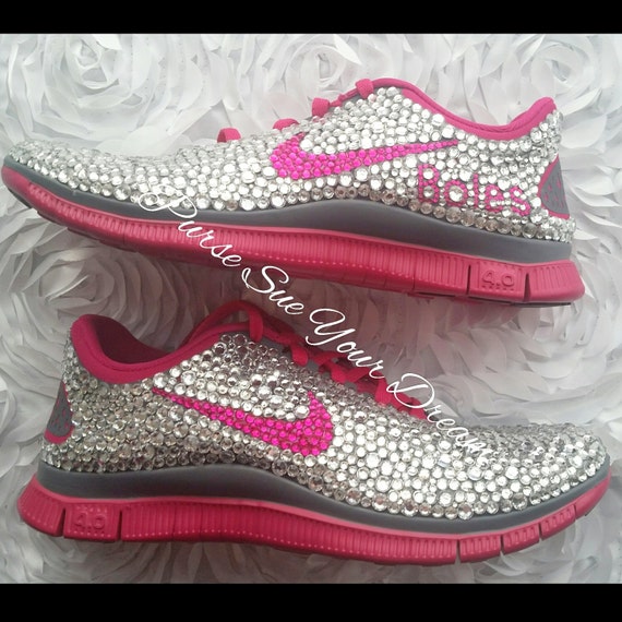 rhinestone nike sneakers