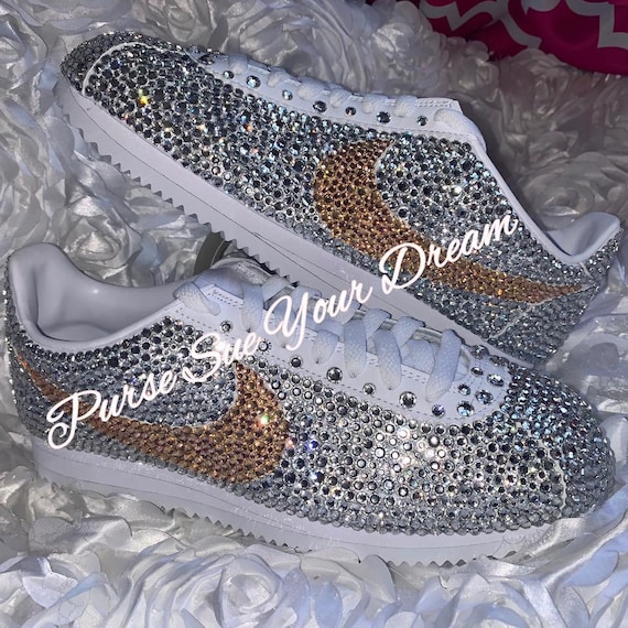 nike rhinestone shoes