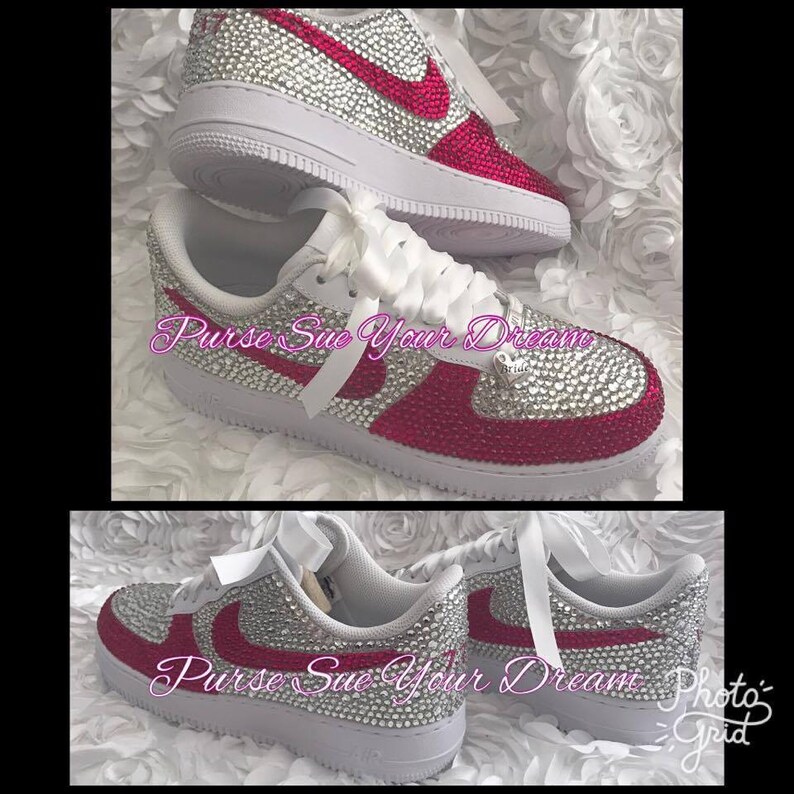 rhinestone air force 1