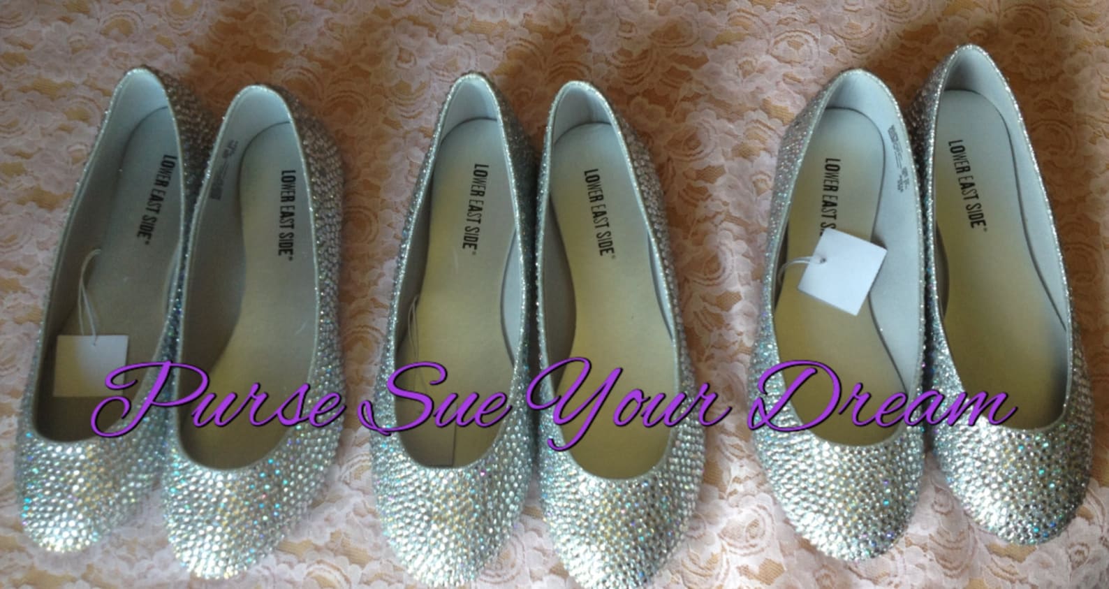 swarovski crystal rhinestone wedding ballet flats - bridal flat shoes - cinderella slippers - bridal swarovski crystal shoes - w