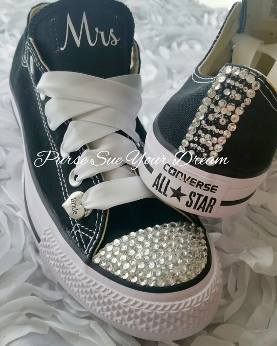 DIY Converse Wedding Shoes: How to Bling Converse with Swarovski