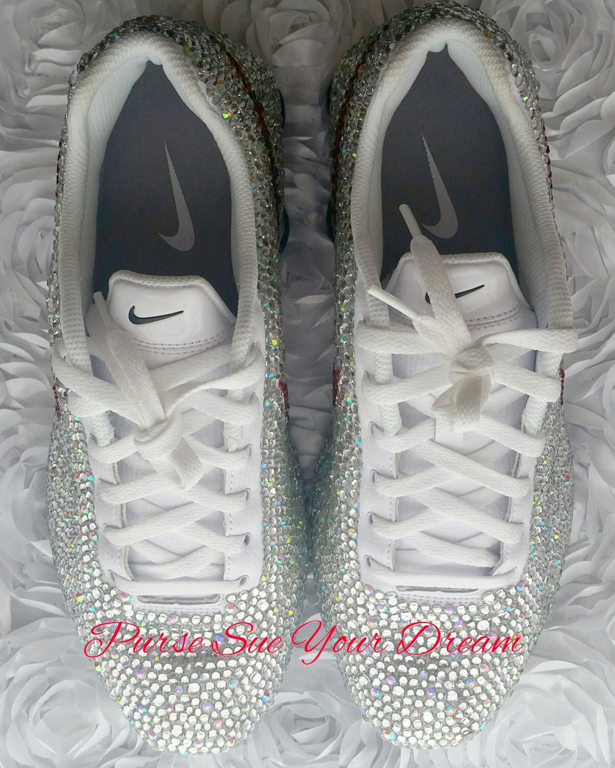 Custom Made Nike Shox Designed Shoes Swarovski Crystal | Etsy