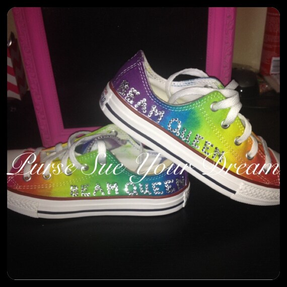 Purple tie dye converse discount