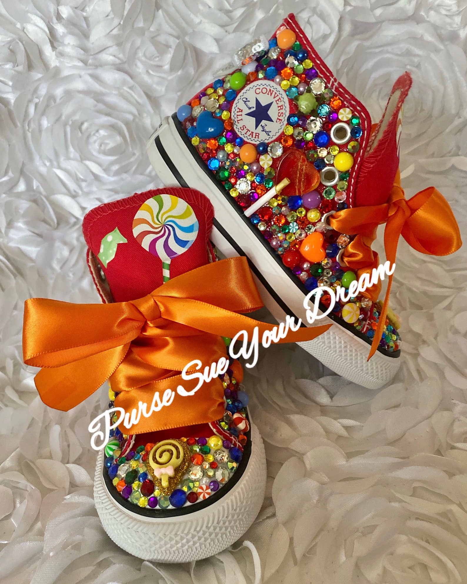 Rainbow Candyland Birthday Converse Candyland/candy Shoppe - Etsy
