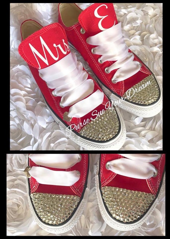 converse rouge mariage