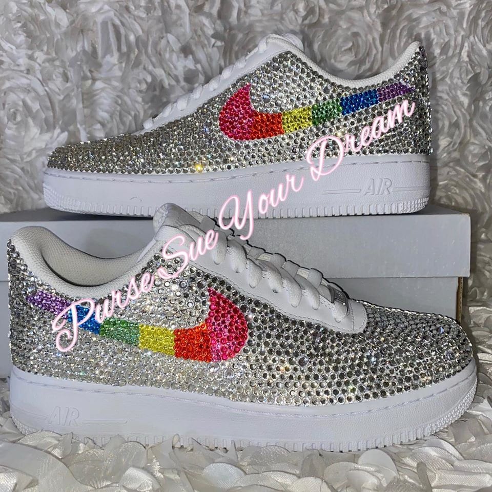 nike rhinestone sneakers