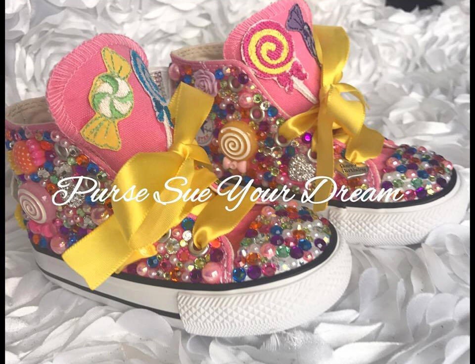 Custom Candyland Birthday Converse Shoes Candyland/candy | Etsy