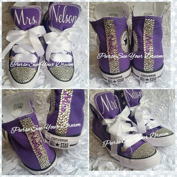 purple wedding converse