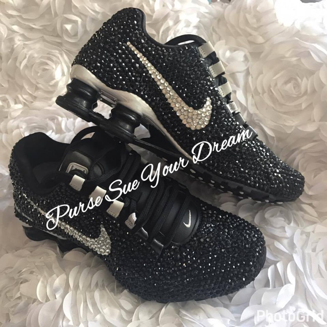 nike swarovski black
