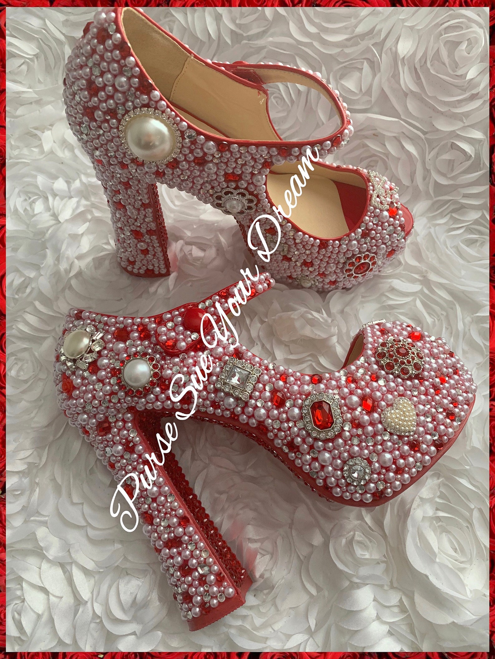 swarovski wedding heels