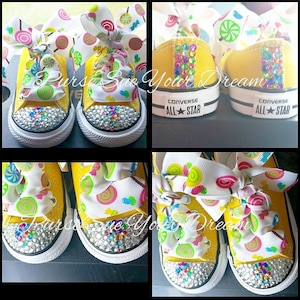 Candyland/Candy Shoppe Converse Candyland Birthday Infant/Toddler/Adults Candy Shoppe Birthday image 1