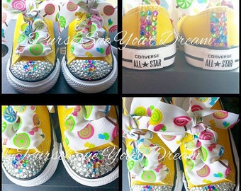 Candyland/Candy Shoppe Converse - Candyland Birthday - Infant/Toddler/Adults - Candy Shoppe Birthday