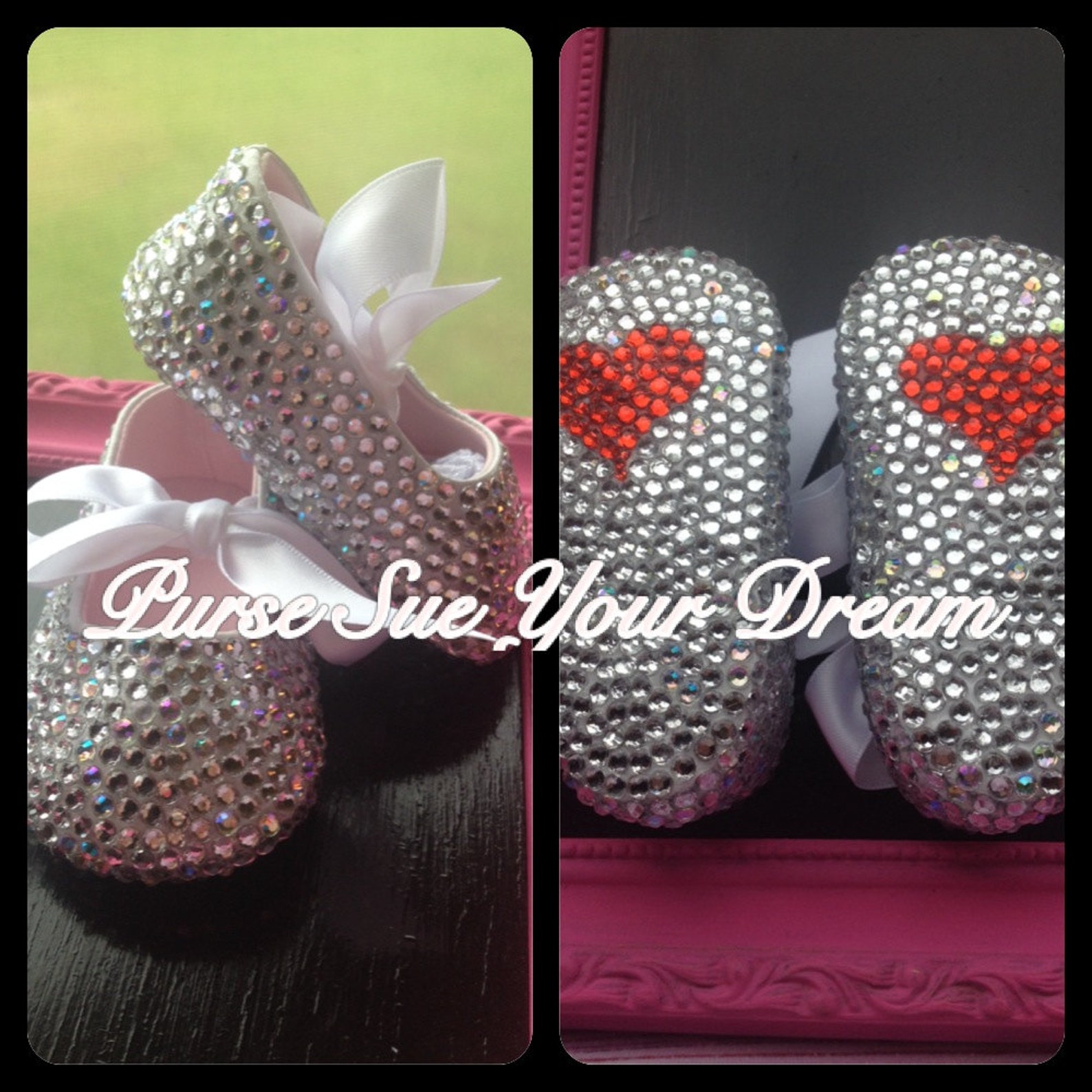 crystal rhinestone infant size ballet shoes - swarovski shoes - christening/baptism/pageant/wedding shoes - advertisement listin crystal rhinestone infant size ballet shoes - swarovski shoes - christening/baptism/pageant/wedding shoes - advertisement listin