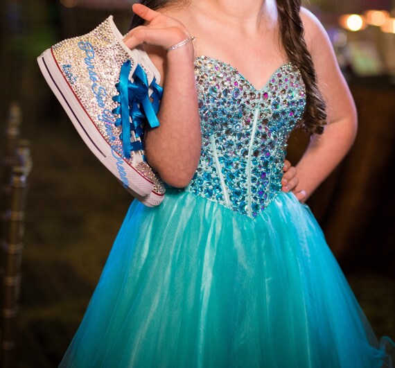 rhinestone high top converse