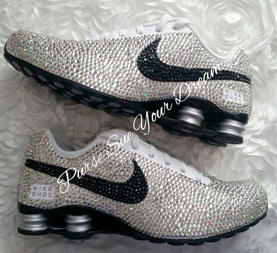 Jane Austen Acusador Subordinar Swarovski Crystal Rhinestone Diseñado Nike Shox Swarovski - Etsy España