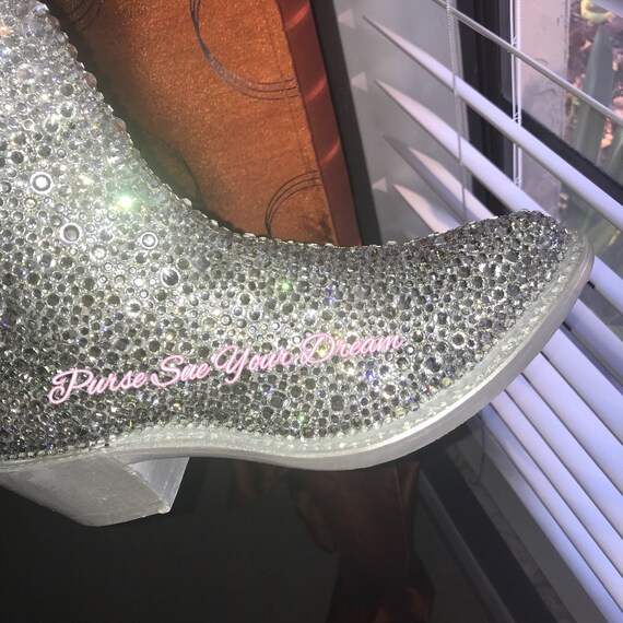 custom boots swarovski cowboy boots