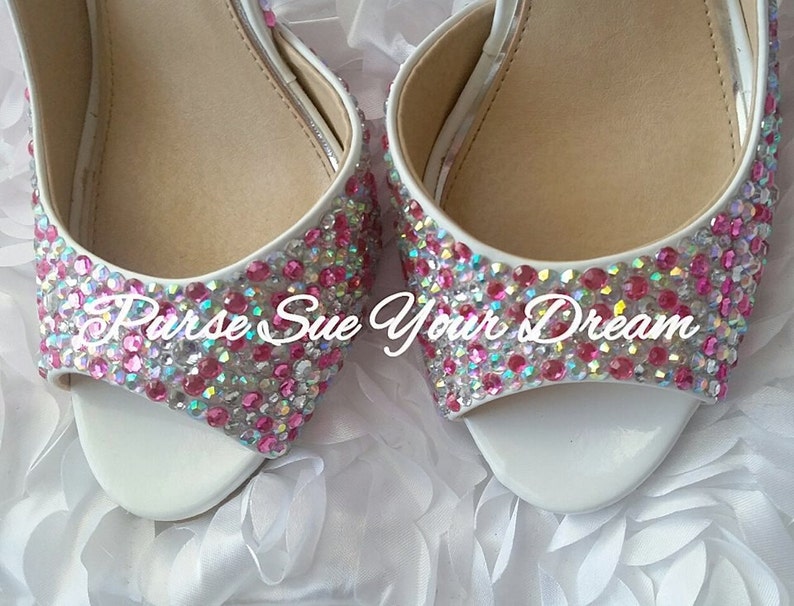 swarovski wedding heels