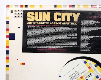 Artists United Against Apartheid – Voices of Sun City - Manhattan - Vintage Vinyl 12" Record, 1985
