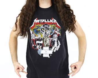 METALLICA Lives On: Dedicated to Cliff Burton RIP Muscle Tee Shirt