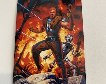 1996 Star Wars Shadows of the Empire Dash Rendar Leebo Promo Trading Card Sote 4 tom brad hildebrandt