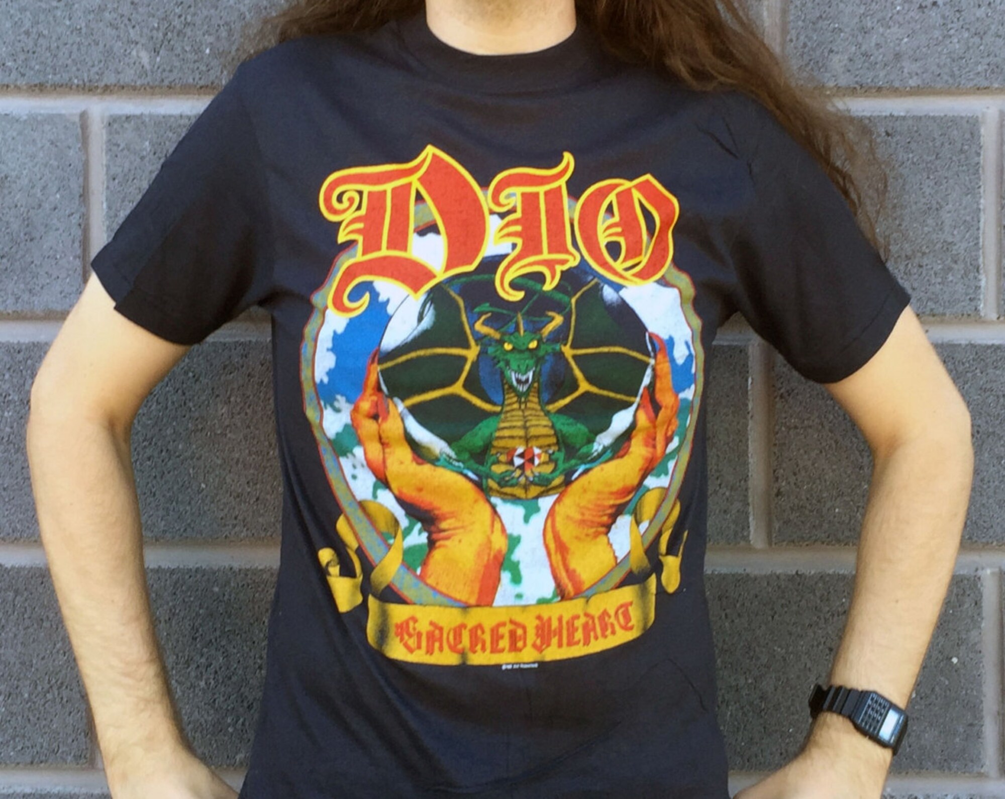 Discover DIO: Sacred Heart 1985 Tour T-shirt