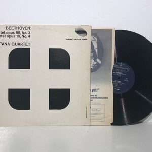Ludwig van Beethoven: Cuarteto Smetana – Opus 18 y 59 Vintage Vinyl Record LP