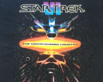 Vintage 1991 STAR TREK VI: The Undiscovered Country T-Shirt