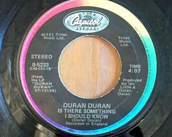 DURAN DURAN – Careless Memories / Is There Something I Should Know 45 Single  (1981) Vintage Vinyl 7" Capitol