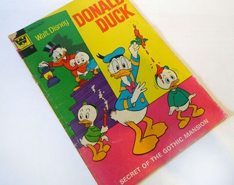 Walt Disney DONALD DUCK #144 1972 "Secret of the Gothic Mansion" Whitman