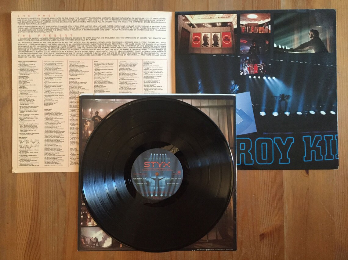 STYX Kilroy Was Here 1983 Vintage Vinyl A&M 12 | Etsy