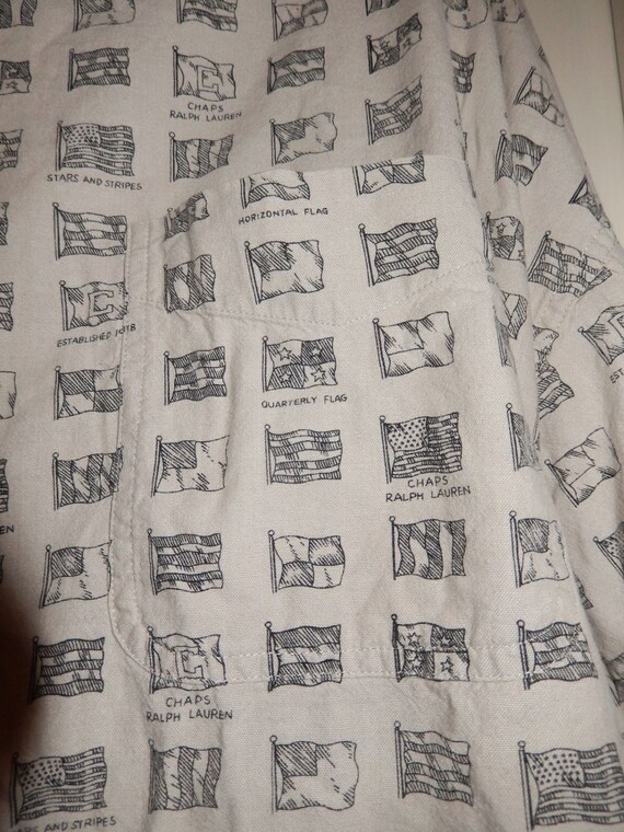 Vintage 1990s CHAPS Ralph Lauren Khaki Long Sleev… - image 2