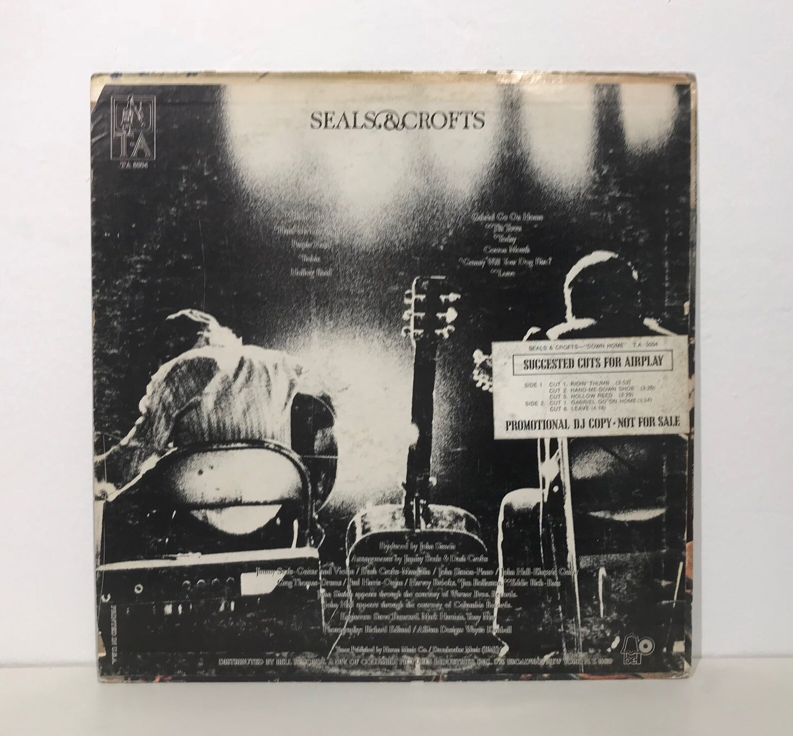 Seals and Crofts Down Home Vintage Vinyl LP Record 12 Etsy