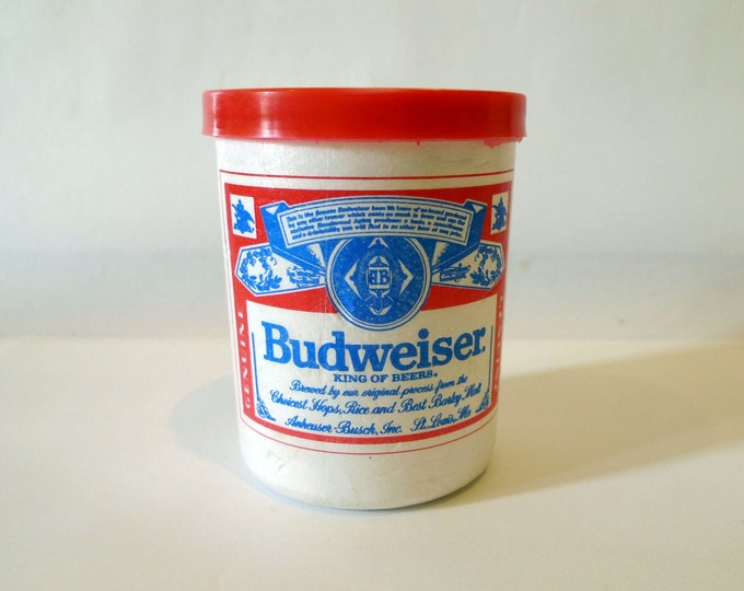 Vintage Budweiser Beer Can Cooler / Coozy Etsy