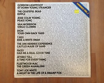 Goodies Vol 1 – Various Artists (1982) Vintage Vinyl PROMO ALBUM 12" – Warner Bros: Grateful Dead, T Rex, Van Morrison, Fleetwood Mac