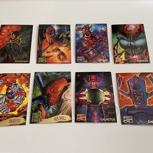 1995 マーベル マスターピース カード カーネージ ギャラクタス レッドスカル マンダリン コロッサス ロット