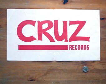 Cruz Records Poster