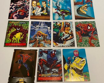 SPIDERMAN II 30th Anniversary Marvel 1992 Trading Cards Lot Miscellaneous