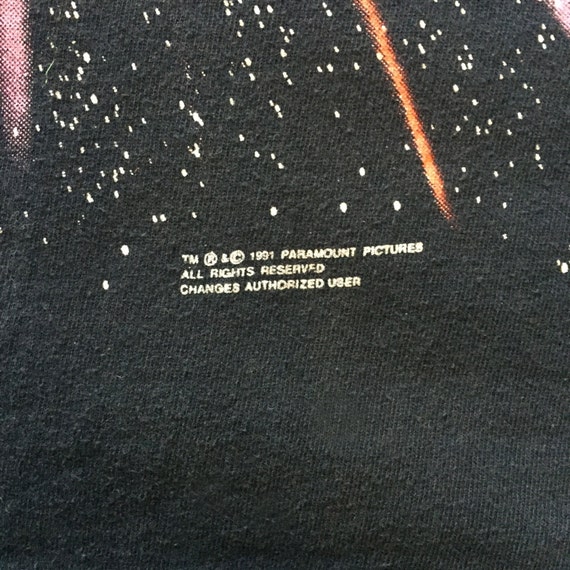Vintage 1991 STAR TREK VI: The Undiscovered Country T-Shirt View 3
