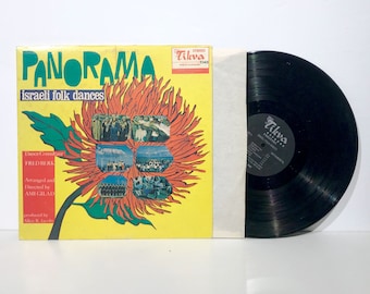 Ami Gilad - Panorama Israeli Folk Dances - Vintage Vinyl LP Record, 1968