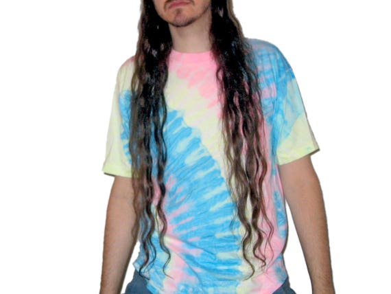 Vintage Pastel Gitano 1990s Tie Dye T-shirt - image 1