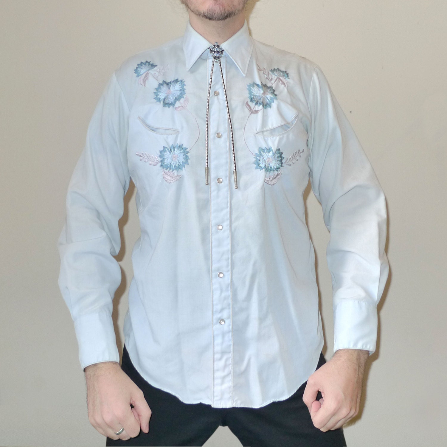 Vintage KARMAN Floral Cowboy 