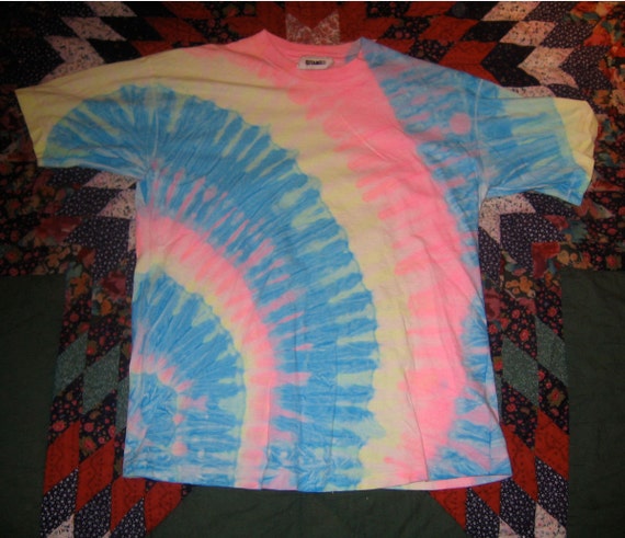 Vintage Pastel Gitano 1990s Tie Dye T-shirt - image 4