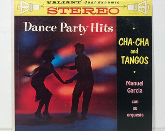 MANUEL GARCIA: Cha Cha/Tango Party Hits - Rare Latin Dance Classic – Vintage Vinyl LP Record 12" (1960)
