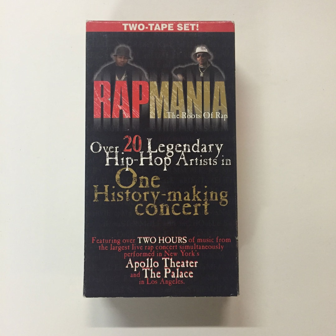 RAPMANIA - the Roots of Rap (2 VHS Set) Live From the Apollo  